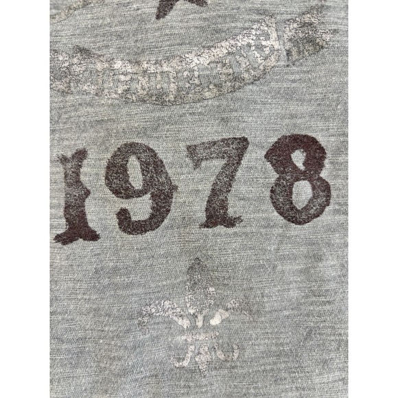 Y2K Helix Short Sleeve Henley Shirt Men's Large Skulls Graphic Skater Grunge - Picture 9 of 13